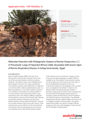 Appnote_UVP MultiDoc-It-Molecular Detection of Bovine alphaherpes virus type 1.1