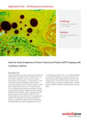 Appnote - UVP BioSpectrum Advanced - Head to head Comparison of GFP Imaging with Luciferase-luciferin
