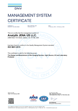 ISO 9001:2015 Certificate