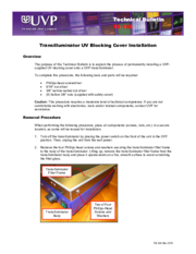 TB-106 Transilluminator UV Blocking Cover Installation
