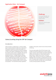 AppNote - Colony Counting Using the UVP Gel Compact
