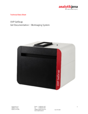 UVP GelSnap Technical Data